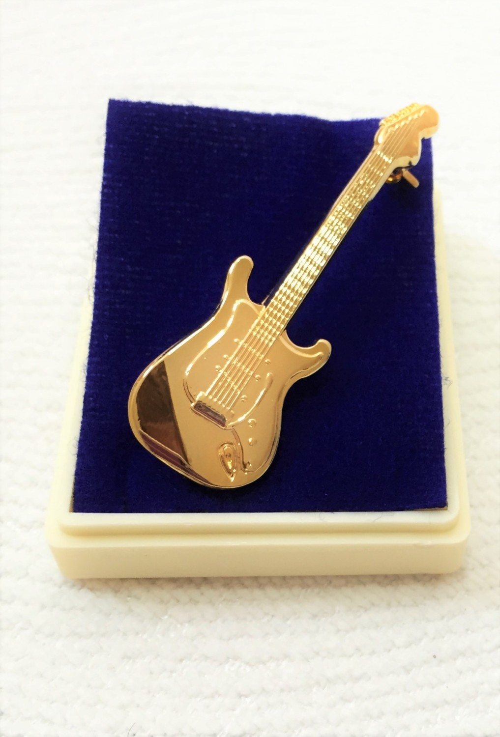Altın Kaplama Elektro Gitar Broş - 1