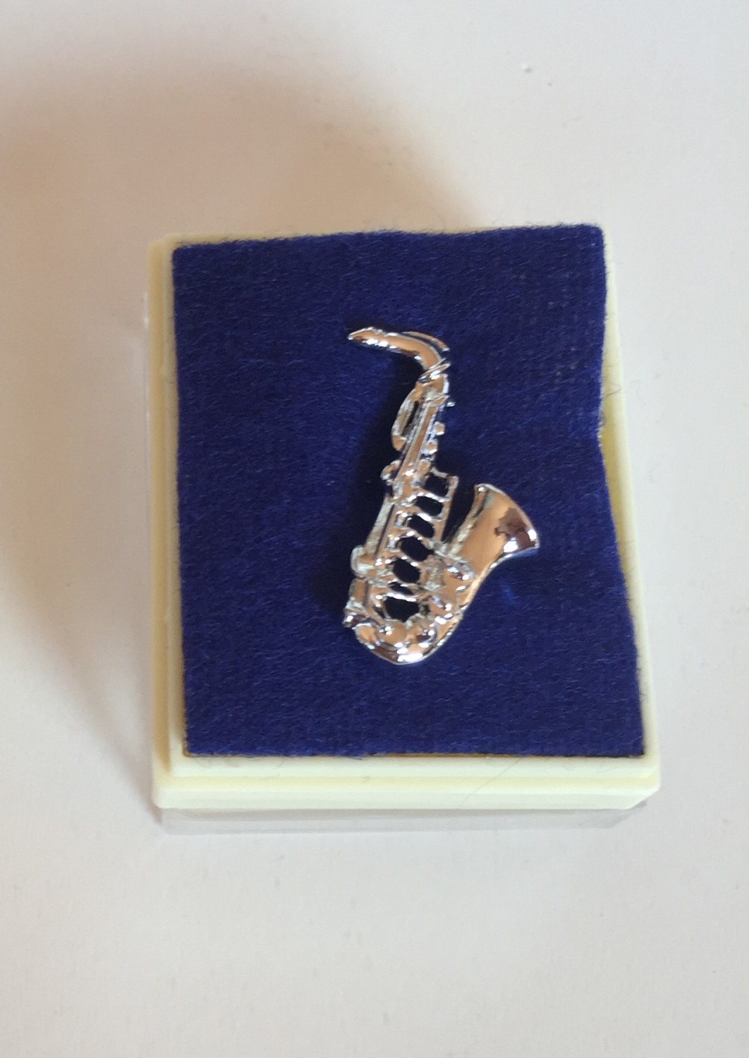 Gümüş Kaplama Saksafon Pin - 2
