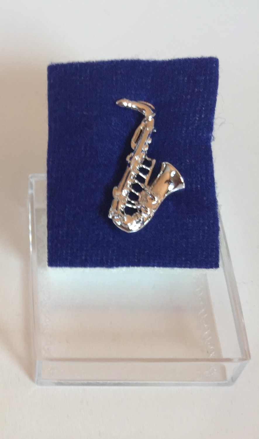 Gümüş Kaplama Saksafon Pin - 3