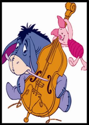 Winnie The Pooh Kontrbass Poster - 1