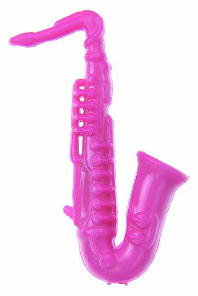 Plastik Saksafon Yaka İğnesi - 1