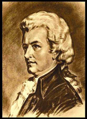 Mozart Portre Posteri - 1