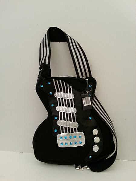 Gitar Şeklinde Çapraz Askılı Çanta - 2