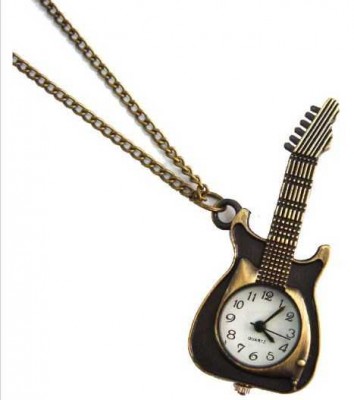 Gitar Şeklinde Mini Cep Saati - Fzsonata