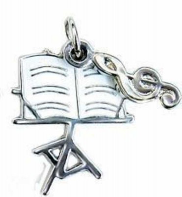 Nota Sehpası Kolye Ucu - Music Gifts